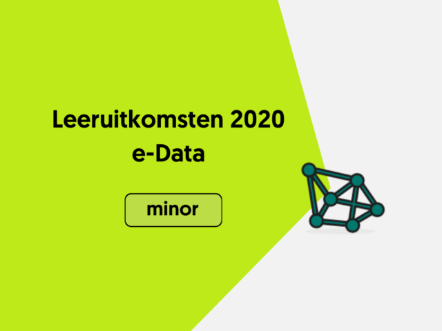 Leeruitkomsten 2020 e-Data