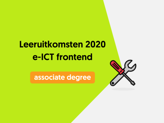 Leeruitkomsten 2020 e-ICT frontend